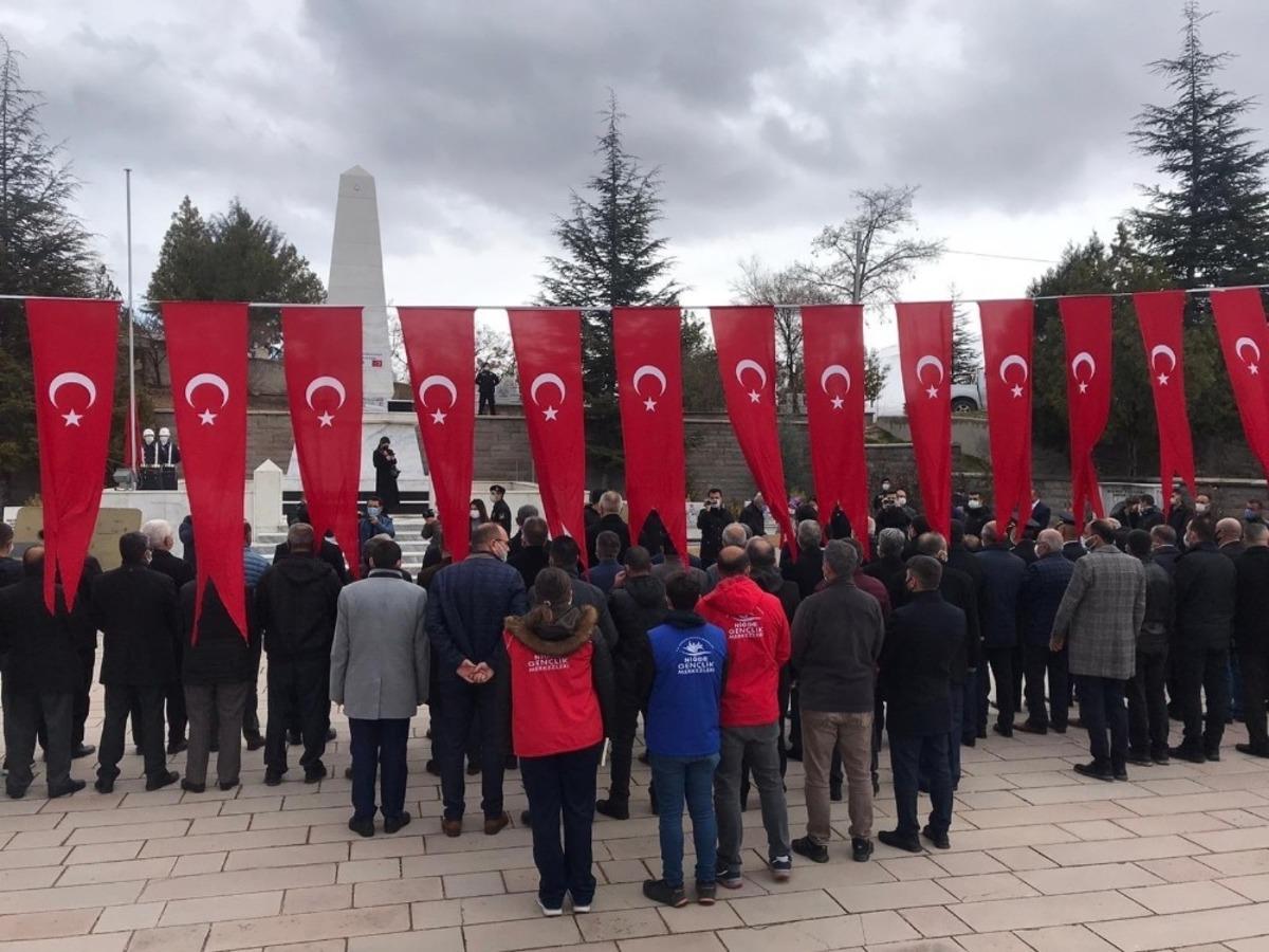 Niğde&rsquo;de Şehitler dualarla anıldı