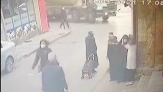 Ümraniye'de dehşete düşüren kaza: Genç kadın beton mikserinin altında kaldı