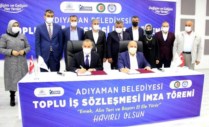 Adıyaman Belediyesi’nde toplu iş sözleşmesi sevinci G1