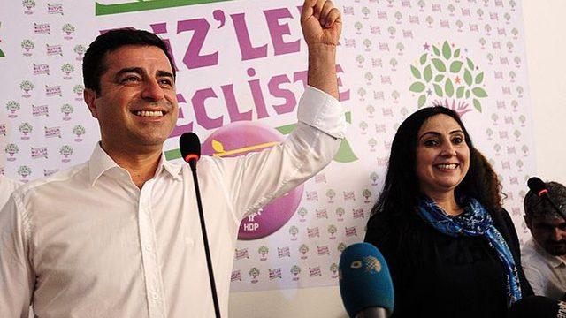 Kasım 2016'dan beri tutuklu olan eski eş genel başkanlar Demirtaş ve Yüksekdağ'a siyasi yasak getirilmesi isteniyor