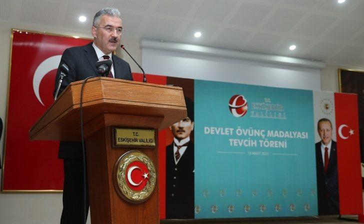 Eskişehir’de 6 gaziye Devlet Övünç Madalyası tevcih edildi G3