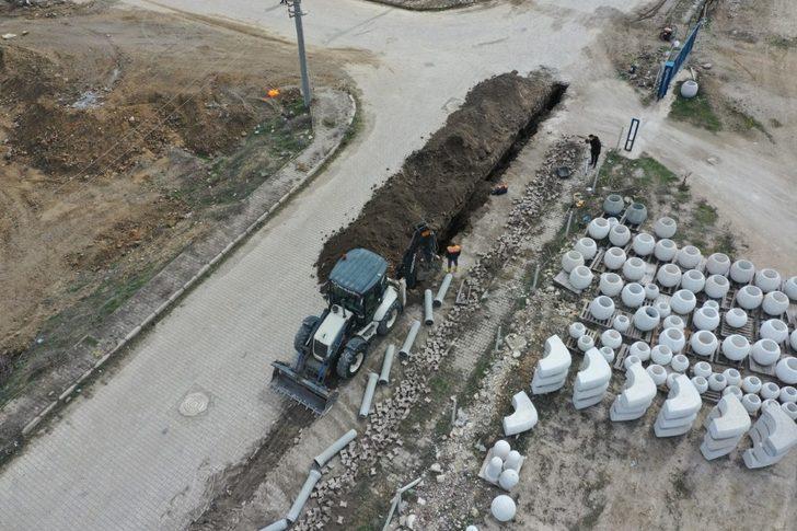 Erbaa Belediyesi Organize Sanayi Bölgesinde altyapı çalışması başlattı. G2
