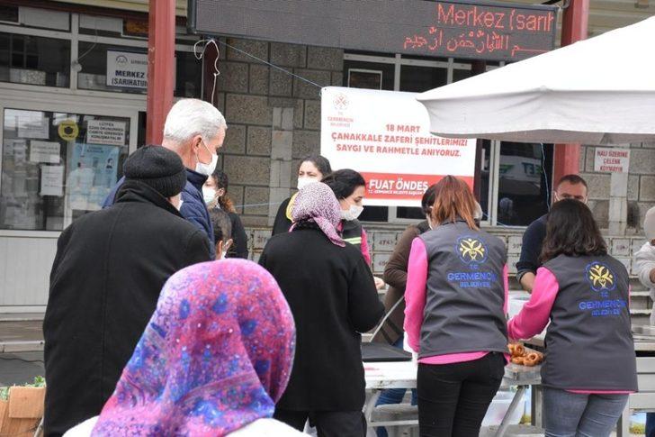 Germencik Belediyesi şehitler için lokma hayrı yaptı G2