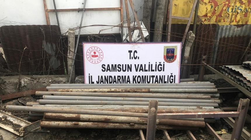 &Ccedil;alıntı demirler hurdacıda ele ge&ccedil;irildi