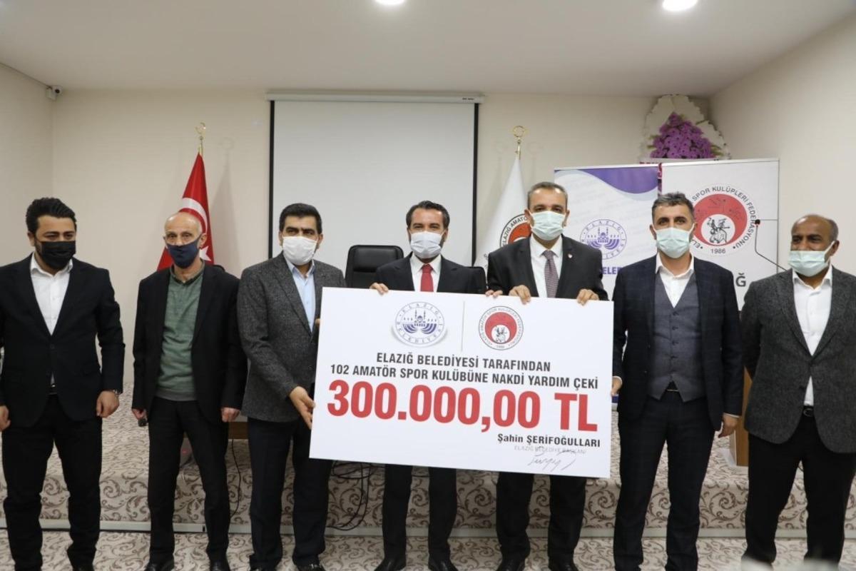 Elazığ Belediyesi&rsquo;nden amat&ouml;r kul&uuml;plere destek