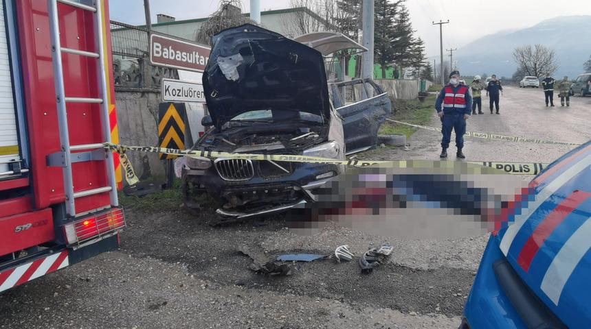 Bursa'da feci kaza! İş insanı hayatını kaybetti