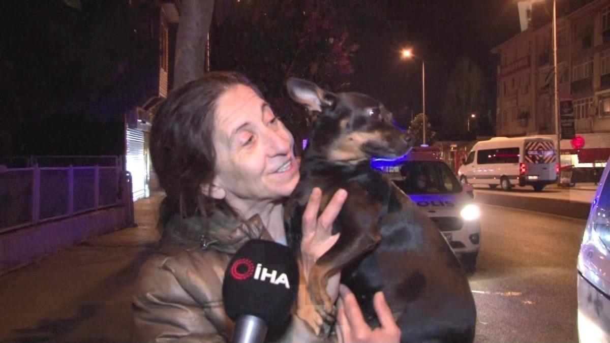 &Uuml;sk&uuml;dar&rsquo;da iş yerinde yangın &ccedil;ıktı, evin k&ouml;peği sahibini uyandırarak haber verdi