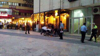 İntihar teşebbüsü saniye saniye kamerada!