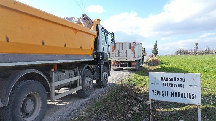 Karaköprü kırsalında yollar yenileniyor G3