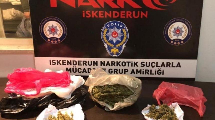 Dörtyol’da uyuşturucu operasyonu: 2 gözaltı