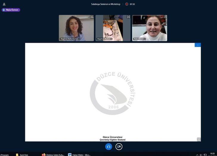 Suluboya semineri ve workshop etkinliği gerçekleştirildi G3