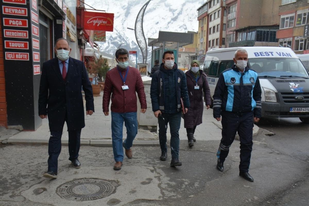 Hakkari&rsquo;de korona vir&uuml;s denetimi