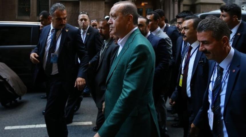 Cumhurbaşkanı Erdoğan'a ABD'de olağan&uuml;st&uuml; koruma