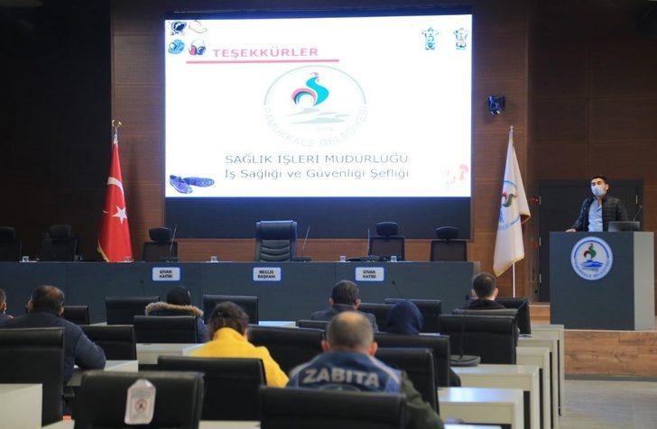 Pamukkale Belediyesi personellerine iş sağlığı ve güvenliği eğitimi verildi G4