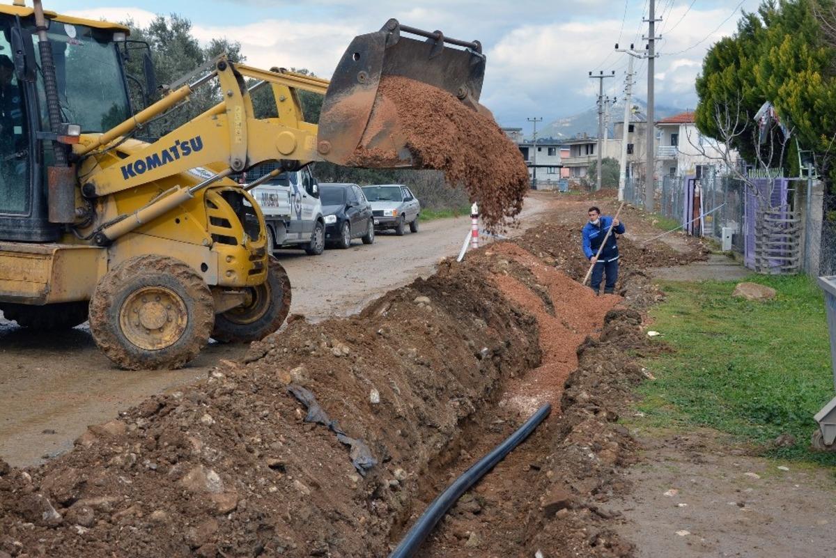 Yatağan Madenler&rsquo;de i&ccedil;me suyu hatları yenileniyor