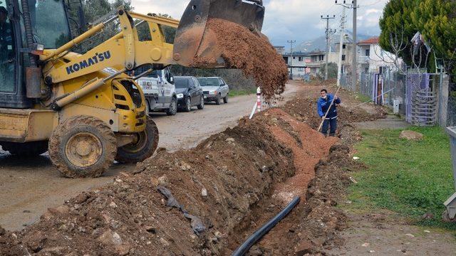 Yatağan Madenler’de içme suyu hatları yenileniyor