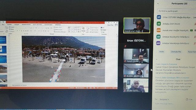 Büyükşehir Belediyesi Online çalıştaya katıldı