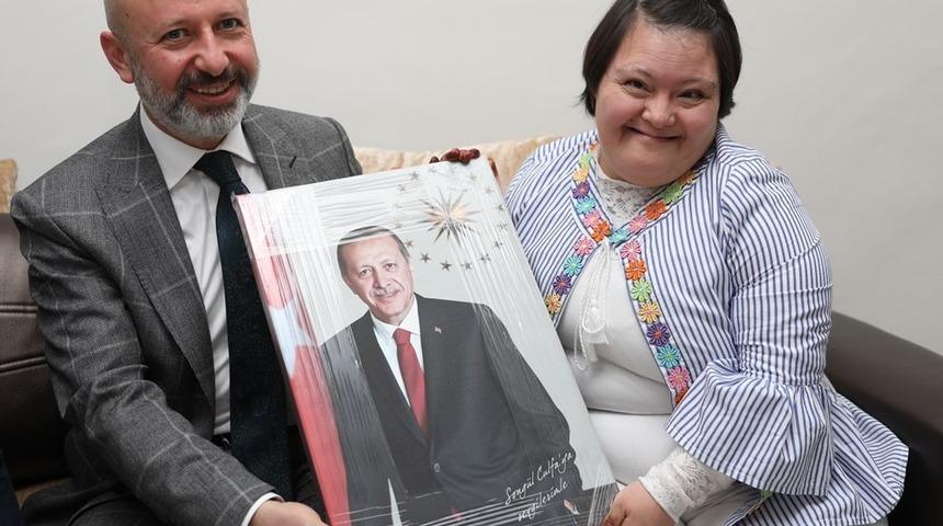 Başkan &Ccedil;olakbayrakdar: "Down sendromluların her zaman yanındayız"