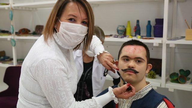 Down sendromlu çocuklar hayallerine kavuştu