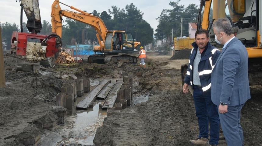Dereköy’ün alt yapı problemi çözülüyor