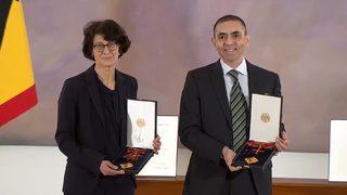 BioNTech kurucuları Uğur Şahin ve Özlem Türeci’ye Almanya’da liyakat nişanı