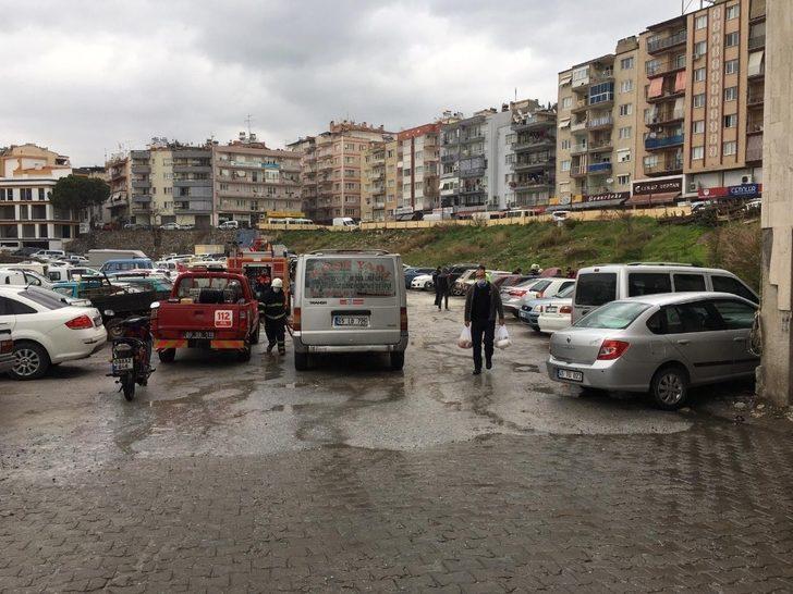 Aydın’da park halindeki otomobil alev aldı G4
