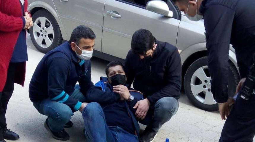 Erdek’te otomobil yayaya çarptı: 1 yaralı