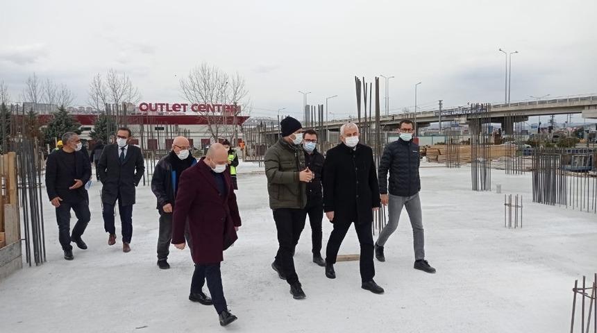 Gündoğdu, itfaiye alanındaki çalışmaları inceledi