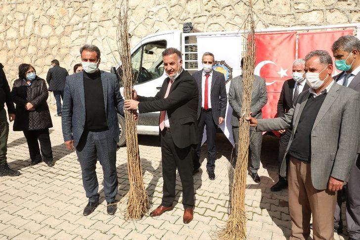 Ergani ve Çermik’te 120 çiftçiye 3 bin adet dut fidanı dağıtıldı G3