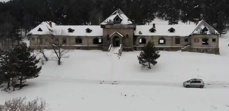 Sarıkamış Katerina Av Köşkü bakımsızlıktan dolayı yıkılıyor G1