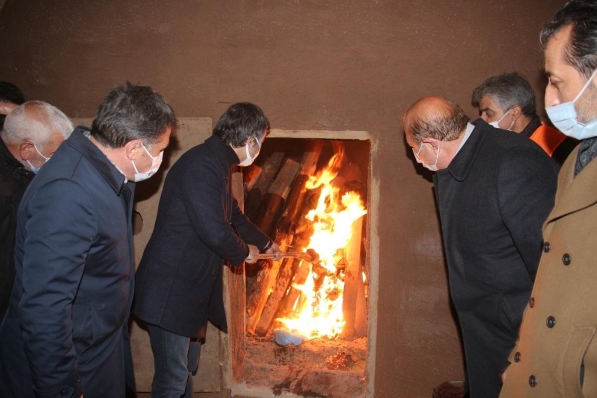 Oltu Tuğla Fabrikası &uuml;retim startını verdi