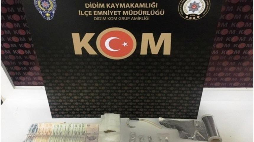 Didim&rsquo;de uyuşturucudan bir kişi tutuklandı