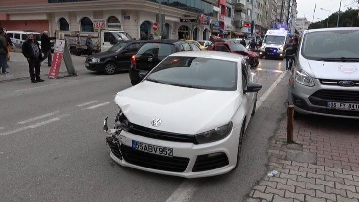 Samsun’da iki otomobil çarpıştı: 1 yaralı G2