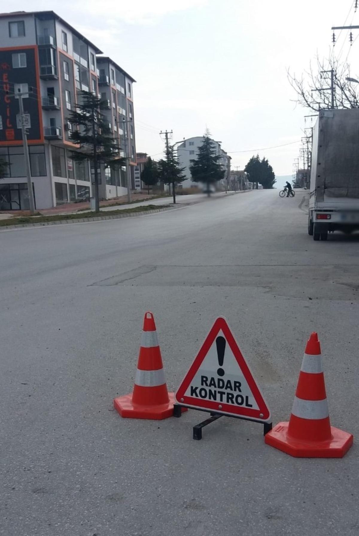 Burdur&rsquo;da 170 ara&ccedil; s&uuml;r&uuml;c&uuml;ne hız cezası