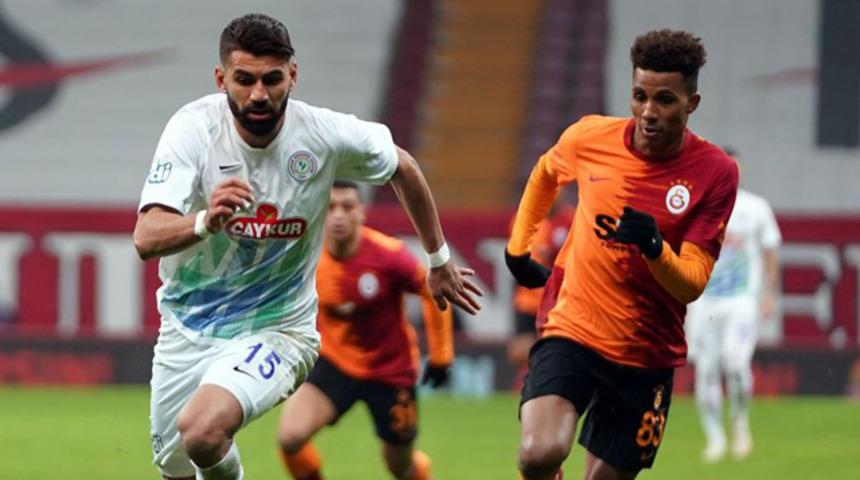 Galatasaray 17 yıl sonra evinde Rizespor'a yenildi