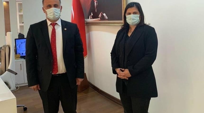 Başkan Kaya&rsquo;dan &Ccedil;e&ccedil;ioğlu&rsquo;na teşekk&uuml;r ziyareti