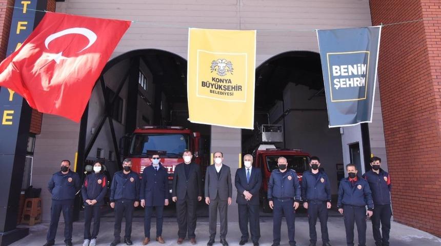 &Ccedil;umra İtfaiye Merkezi a&ccedil;ıldı