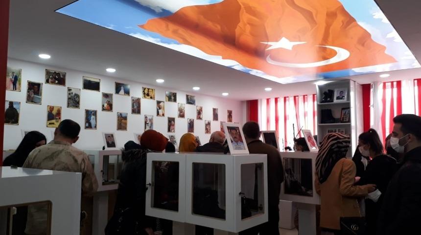 Proje okulunda Şehitler M&uuml;zesi oluşturuldu
