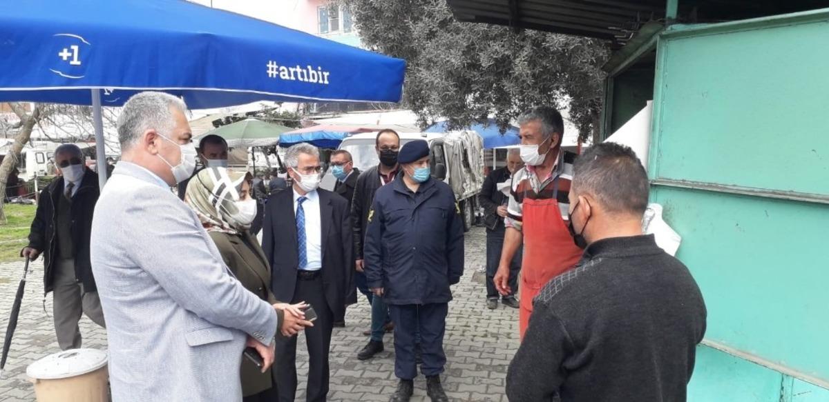 Karpuzlu&rsquo;da Korona vir&uuml;s denetimleri s&uuml;r&uuml;yor