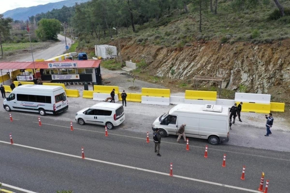 K&ouml;yceğiz&rsquo;de Drone destekli &rsquo;g&uuml;ven huzur uygulaması&rsquo; yapıldı