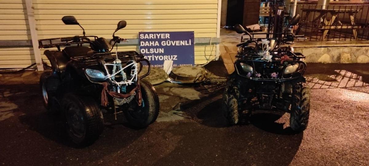 Sarıyer&rsquo;de mazgal kapağı hırsızları kamerada