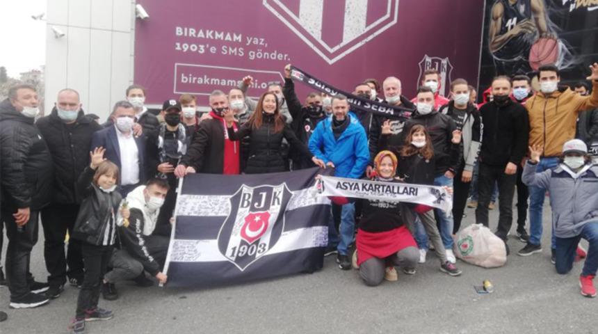 Beşiktaş taraftarından TBF’ye tepki