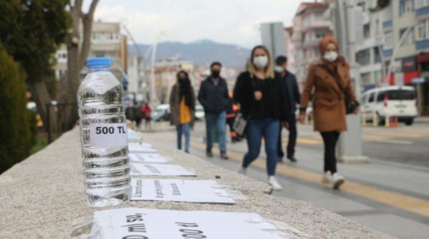 G&ouml;ren bir daha baktı! Yarım litre su 500 lira