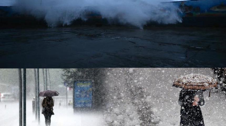 Meteoroloji'den kar, yağmur ve fırtına uyarısı! Bu bölgelerde oturanlar dikkat (21 Mart yurtta hava durumu)