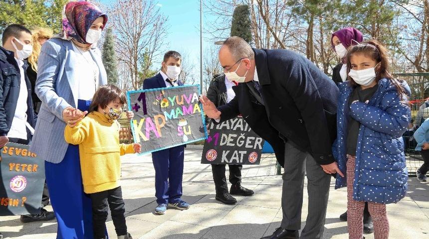 Meram Belediyesinden &ouml;zel &ccedil;ocukları sevindiren s&uuml;rpriz
