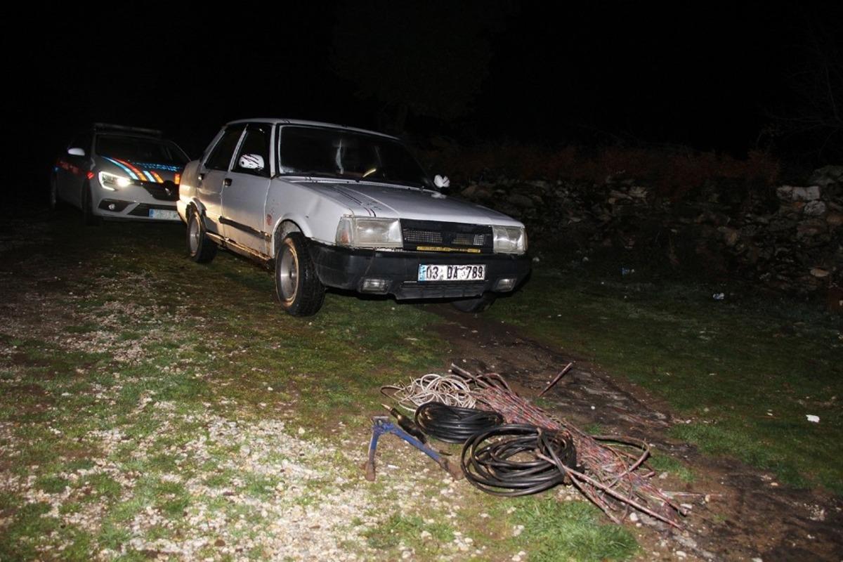Su&ccedil;&uuml;st&uuml; yakalanan kablo hırsızı serbest bırakıldı