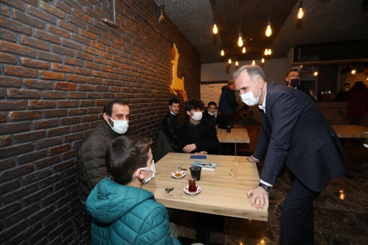 Başkan Alper Taban gen&ccedil;lerle buluştu