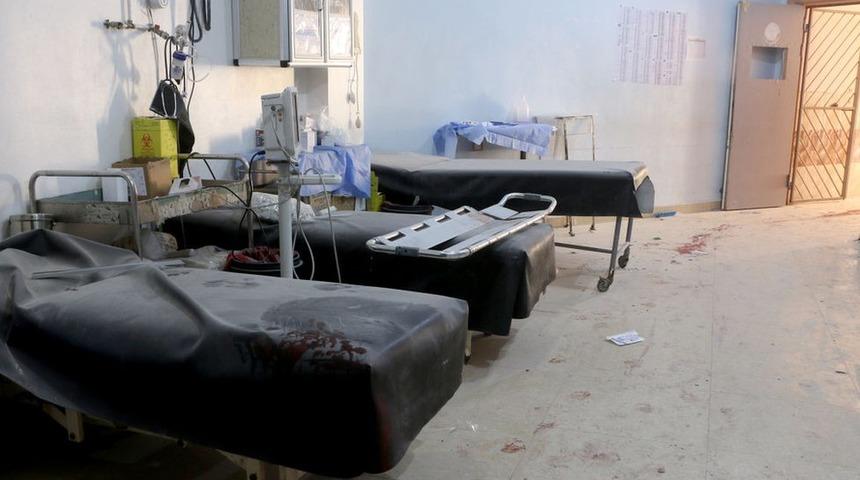 Suriye'nin İdlib eyaletinde bir hastaneye d&uuml;zenlenen saldırıda siviller hayatını kaybetti
