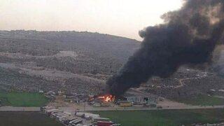 İdlib kırsalına hava ve füze saldırısı