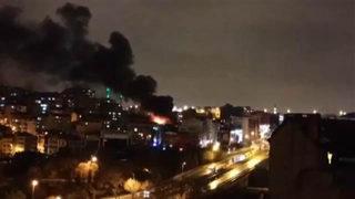 Son Dakika: Şişli'de gece yarısı korkutan yangın